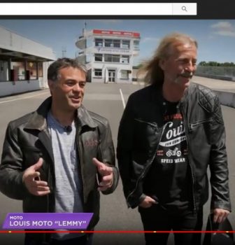 Louis à la télé.