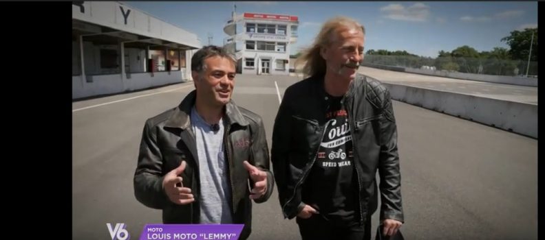 Louis à la télé.